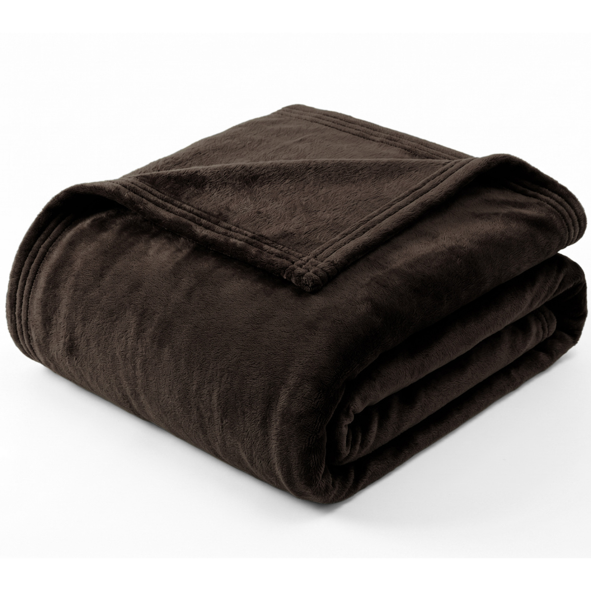 Cobertor Casal Queen King 320 Gramas Extra Macio Veludo Premium 2,20m x2,40m - Mocca Mousse