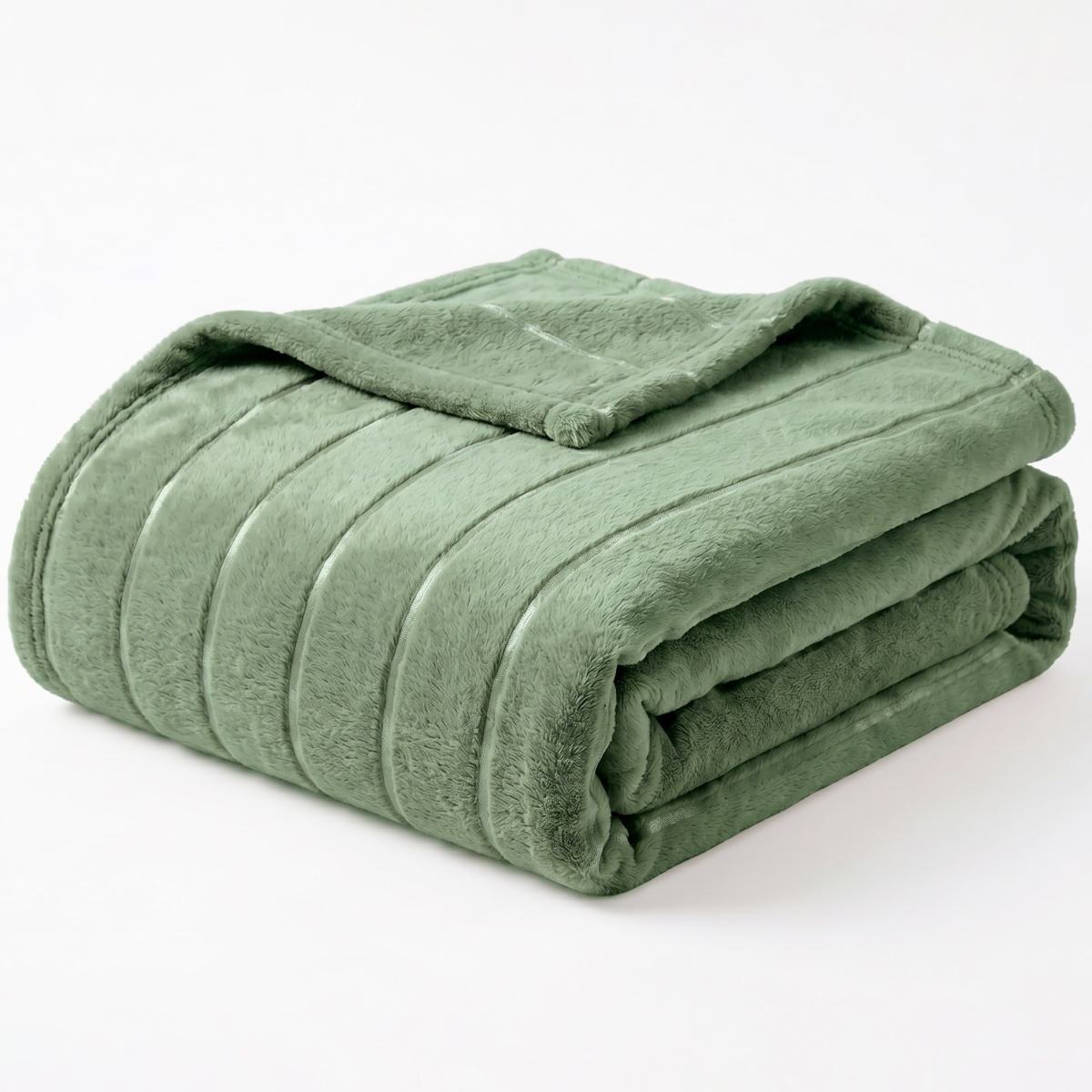Manta Queen Listrada 180 Gramas Flannel Ultra Soft Paris - Menta