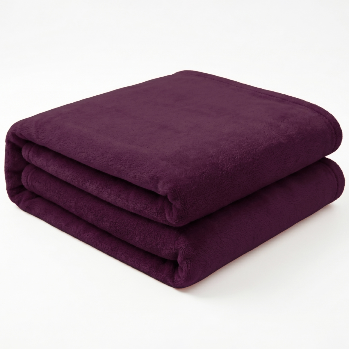 Manta Solteirão Casal 200 Gramas 2,20m x 1,80m Veludo Super Soft - Marsala