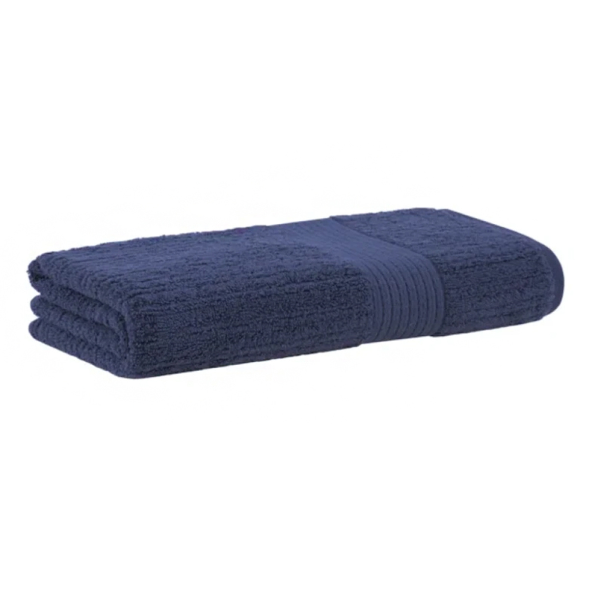 Toalha Banhão Buddemeyer 480 g/m² 100% Algodão Fio Penteado Canelado 1 Peça - Azul Cobalto