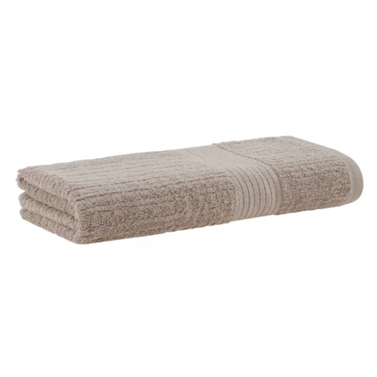Toalha Banhão Buddemeyer 480 g/m² 100% Algodão Fio Penteado Canelado 1 Peça - Bege