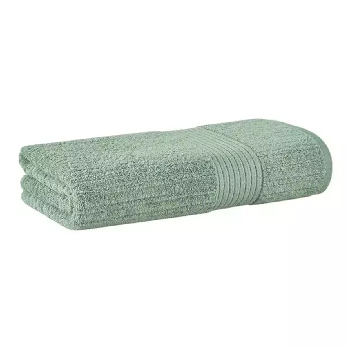 Toalha Banhão Buddemeyer 480 g/m² 100% Algodão Fio Penteado Canelado 1 Peça - Verde Pastel