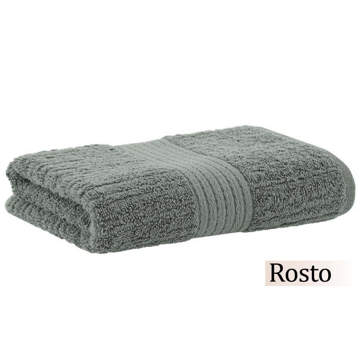 Toalha de Rosto Buddemeyer 480 g/m² 100% Algodão Fio Penteado Canelado 1 Peça - Verde