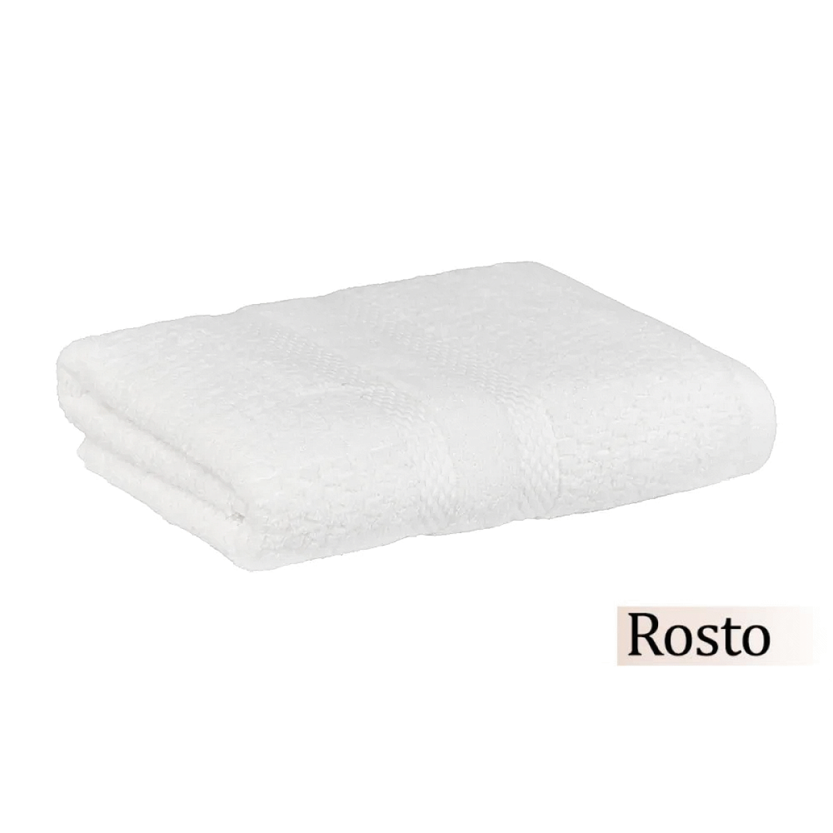 Toalha de Rosto Buddemeyer 480 g/m² 100% Algodão Vanilla 1 Peça - Branco